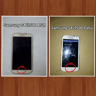 Perbedaan Samsung Galaxy S4 asli dan replika